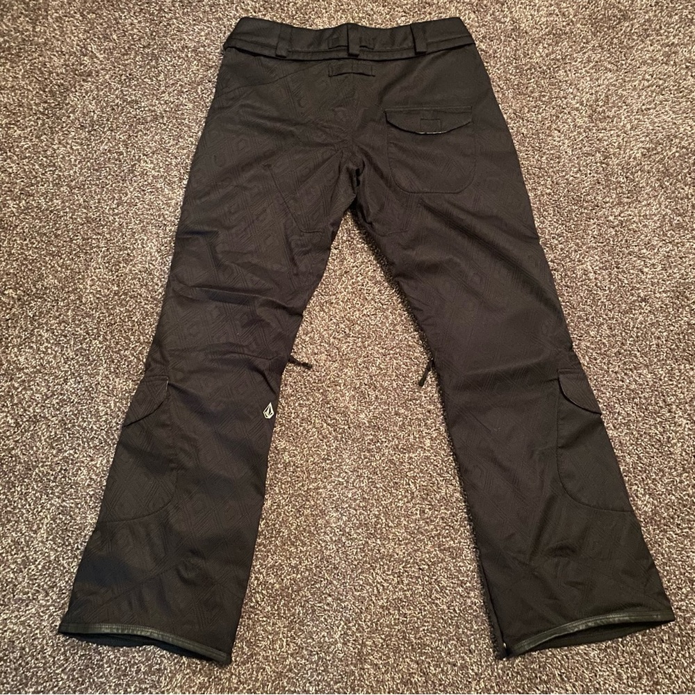 Volcom 15,000MM Waterproof Black Snowboard Ski Winter Pants - Size Medium - Picture 3 of 12